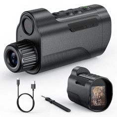 Night Vision Monocular,800M-10X Digital Zoom,2 Inhc HD Screen Infrared Binoculars with Compass 64GB TF Card for Photos and Videos product